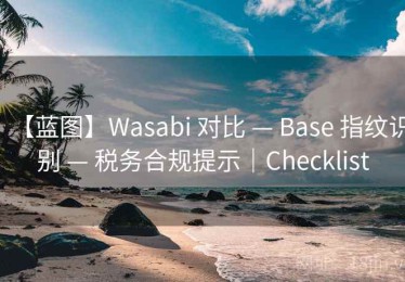 【蓝图】Wasabi 对比 — Base 指纹识别 — 税务合规提示｜Checklist
