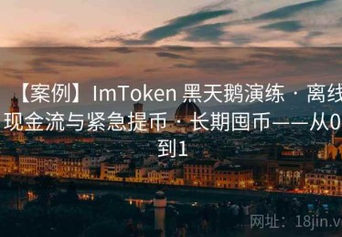 【案例】ImToken 黑天鹅演练 · 离线现金流与紧急提币 · 长期囤币——从0到1