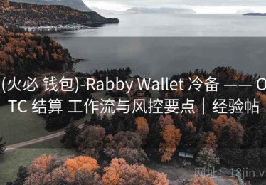(火必 钱包)-Rabby Wallet 冷备 —— OTC 结算 工作流与风控要点｜经验帖