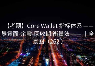 【考题】Core Wallet 指标体系 —— 暴露面-余震-回收期 衡量法 —— ｜全景图（262 ）