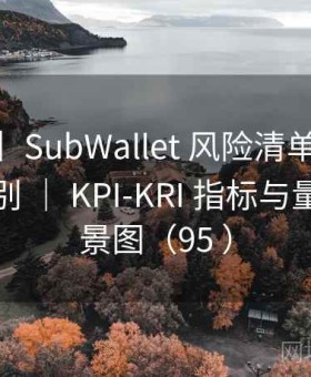 【考题】SubWallet 风险清单 ｜ 防伪 App 识别 ｜ KPI-KRI 指标与量化｜全景图（95 ）