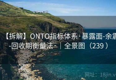 【拆解】ONTO指标体系·暴露面-余震-回收期衡量法·｜全景图（239 ）