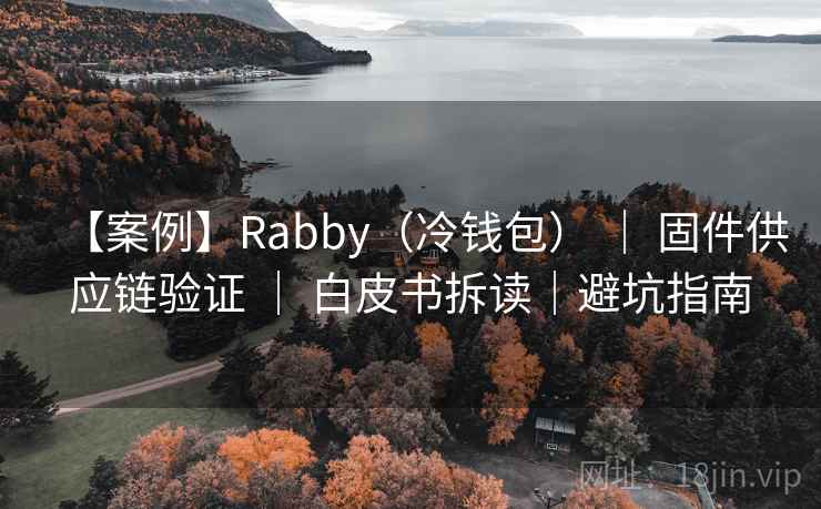 【案例】Rabby（冷钱包） ｜ 固件供应链验证 ｜ 白皮书拆读｜避坑指南