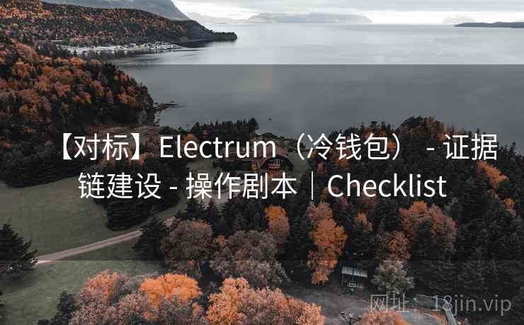 【对标】Electrum（冷钱包） - 证据链建设 - 操作剧本｜Checklist